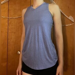 Women's Blue Sleeveless Top